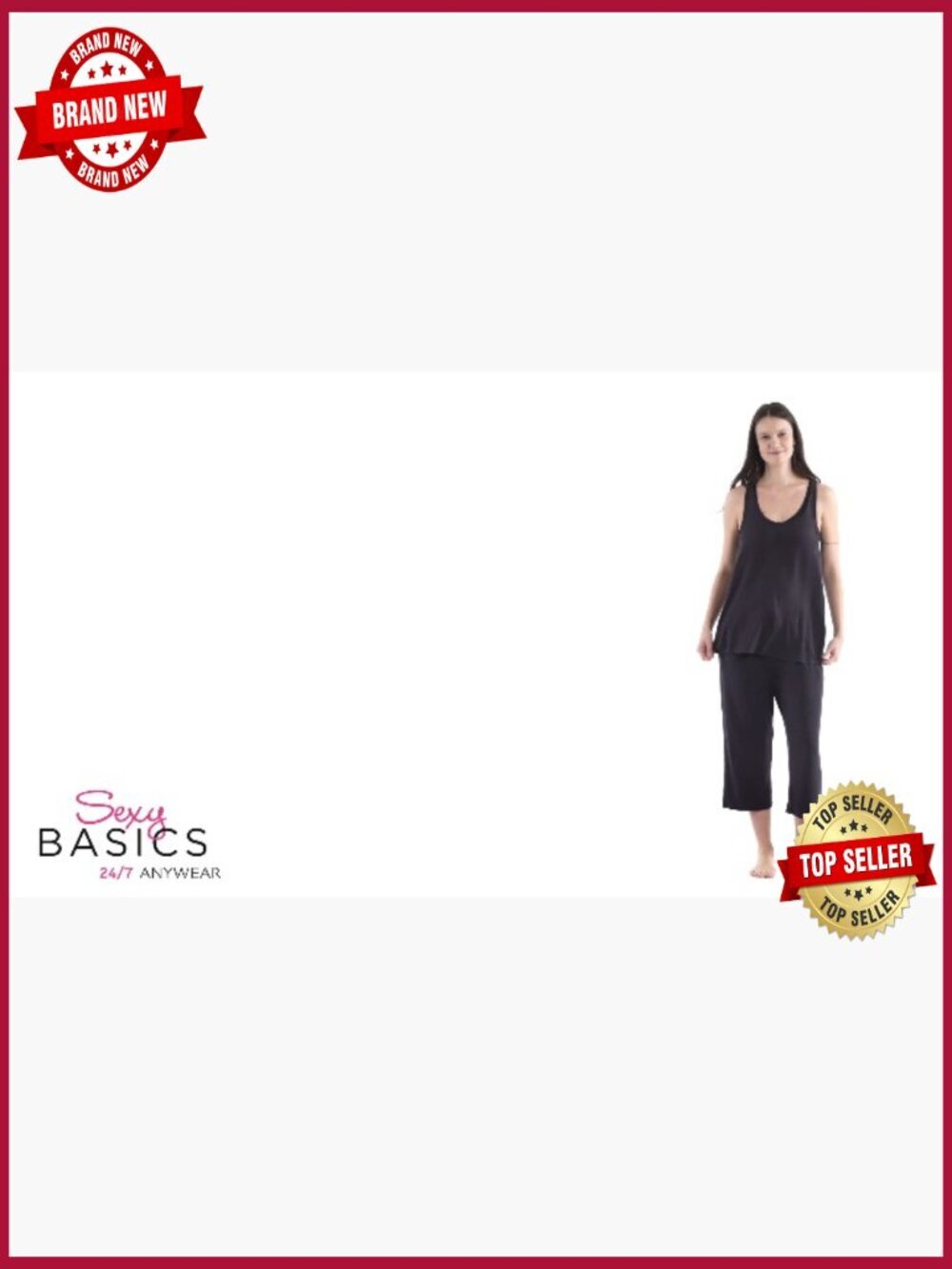 Racerback Tank Tops for Women - Flowy Burnout Slub Athletic Tanks - Picture 7 of 7